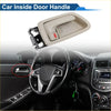 Beige plastic driver side interior door handle for toyota avalon 2000-2004 with red release button visible