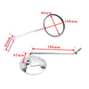 REAR VIEW MIRRORS CHROME MIRROR ROUND 8MM Fits HONDA PASSPORT C50 C70 C90