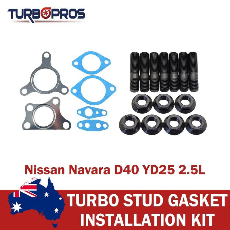 Nissan Navara D40 YD25 2.5L Turbo Installation Stud & Gasket Kit