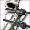 97-01 PRELUDE H22A4 BB6 4"ROLLED TIP STAINLESS STEEL EXHAUST CATBACK SYSTEM