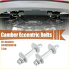 Silver camber eccentric bolts with threaded shaft and flanged heads for toyota 4runner 2010-2022 oe 4840960040