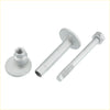 Silver metal eccentric alignment camber bolt with hex flange for Toyota Sequoia 2000-2007 car use