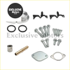 Silver and brass egr cooler valve kit engine components for 2008-2010 ford f250 f350 f450 f550 6.4l motors