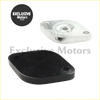 Silver and black automotive engine mount pads from egr valve cooler kit for 2015-2016 ford f250 f350 6.7l powerstroke