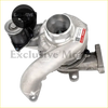 Silver metallic elt08 turbocharger with black turbine housing and red label for great wall gw4d20m 2.0t 2013-2018