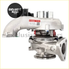 Silver metallic elt08 turbocharger with matte finish red bolts and mttouring label for great wall gw4d20m 2.0t 2013-2018