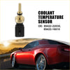 Engine coolant temperature sensor for toyota avalon 2000-2004 gold-colored metal with black plastic connector view
