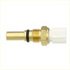 Engine coolant temperature sensor with gasket for toyota rav4 featuring gold brass body white plastic housing and black rubber seal