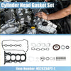 Black and white rubber engine cylinder head gasket set for toyota prius 2001 to 2009 models