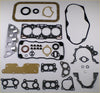 Black and gold engine head gasket set for Suzuki SJ410 Jimny Samurai with rubber metal mesh and cork textures