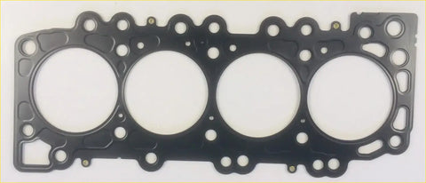 Black rubber engine head gasket set with four large circular openings for pathfinder navara d22 d40 25 dci di