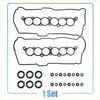Black rubber engine head gasket and valve cover gasket set with o-rings for toyota 4runner 3.4l engine