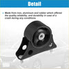Black engine motor mount made of iron aluminum and rubber for durability fits toyota highlander 4 cyl 2.4l 2001-2007