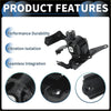 Black engine motor mount for Toyota Noah Voxy ZRR75 2013-2014 with central rubber bushing and metal brackets