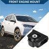 Black plastic front engine motor mount with central metallic ring for toyota rav4 25l 2009 2018