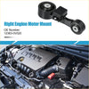 Black right engine motor mount for toyota venza 2009-2016 with rubber bushings and metal brackets visible from back side