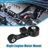 Black right engine motor mount for toyota venza 2009-2016 with rubber bushings and metal hardware shown from back side