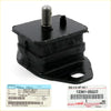 Black rubber engine mount with threaded metal bolt for toyota hilux 2l 3l 2wd 1988-1997
