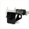 Black plastic engine mount for toyota hilux2l 3l 2wd 1988-1997 measured 59 mm wide with digital caliper