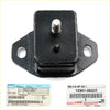 Black rubber and metal engine mount support with central bolt for toyota hilux 5gen 1988-1997 official part