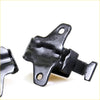 Black metal engine mounting support with textured matte finish and two holes for toyota hilux 2wd 4wd sr5 2004-2011