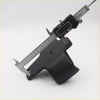 Black plastic caliper stand with silver metal jaws and digital display for engine mounting 2500cc nissan d21 navara
