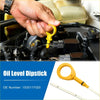 Yellow plastic engine oil dipstick with metal shaft and looped handle for toyota 4wd ute offroad models 2010-2023