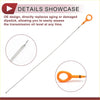 Orange plastic handle engine oil dipstick with metal shaft for easy level check fits 2005-2008 toyota avalon