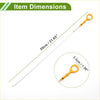 Yellow plastic-handled engine oil dipstick with metallic shaft and measurement markings for toyota scion xa 1.5l 2004-2006