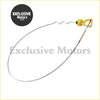 Yellow plastic handle engine oil dipstick with metal stick and measurement marks for ford f150 f250 1998-2003