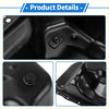 Black plastic engine oil pan for toyota hilux 1988-1997 with hexagonal bolt cap and integrated mounting bracket