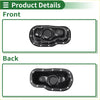 Engine oil pan for toyota tacoma 2006-2013 made of black iron plastic with a smooth glossy finish and rounded edges