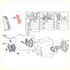 Exploded view engine assembly diagram showing timing belt cover parts for toyota hilux kdn145 150 190 1997 2006