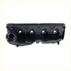 Black matte engine valve cover with multiple circular valve openings for seat exeo vw amarok 2.0l caga engines