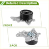 Silver and black engine water pump for Toyota Auris 2007-2018 with cast metal housing and rubber impeller cover