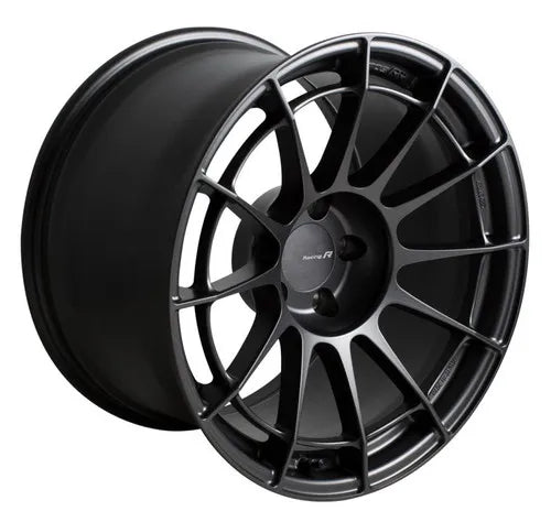 Enkei 512-810-6538GM NT03RR 18x10 5x114.3 38mm Offset 75mm Bore - Matte Gunmetal Wheel