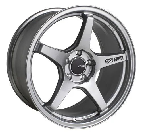 Enkei 521-895-8045GR TS-5 18x9.5 5x100 45mm Offset 72.6mm Bore Storm Grey
