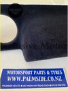 Black textured escort mk1 dash top armrest cover with circular cutout in flocked or non flocked option