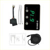 Black rectangular 9-drive digital tachometer with green led display and three silver knobs for Ford PX Ranger 2011-2021