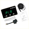 Black 9-drive electronic boost controller with green digital display and silver buttons for ford px ranger 2011-2021