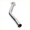 Shiny chrome finished stainless steel exhaust manifold header with flanged bracket for ford mercury l6 2.4l–4.1l