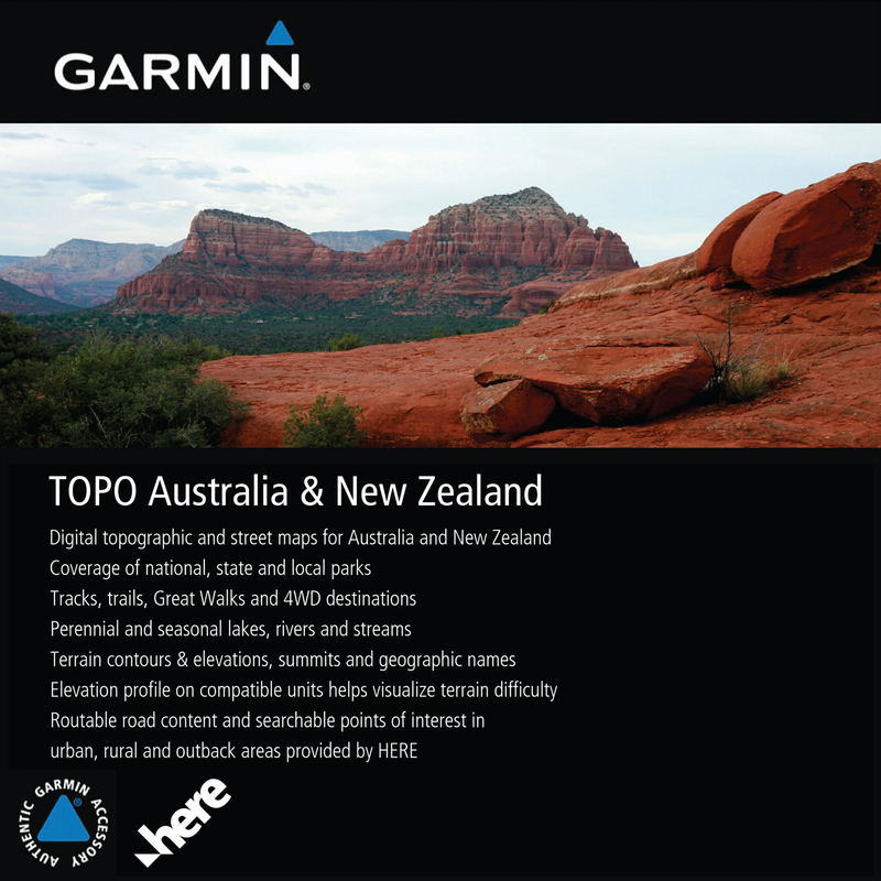 Garmin Topo Australia & New Zealand, MicroSD/SD