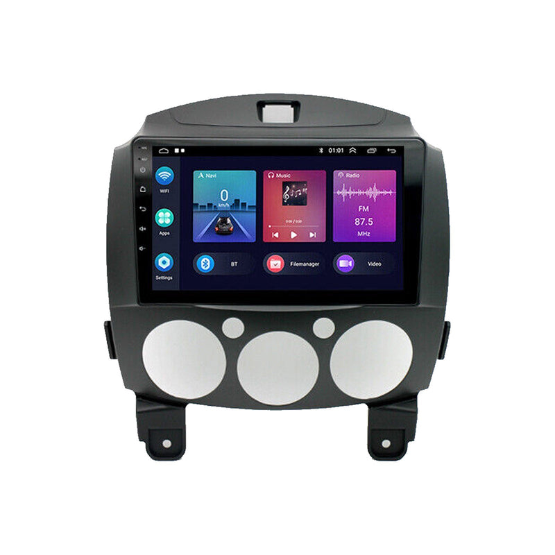 Mazda 2 2007-2014 Android 13 Head Unit 9'' Apple CarPlay Bluetooth Suitable