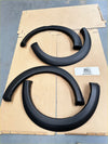 Black matte plastic fender flares for mitsubishi triton 2015-2018 vehicle customization