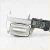 Clear rectangular fender guard repeater light with ribbed lens and black plastic housing for toyota hilux 1997-2005