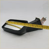 Black plastic fender mirror for mazda luce 1500 1800 with metallic spring mount visible on the back side