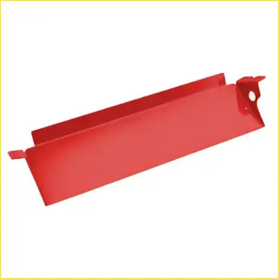 Red steel bash plate steering guard for nissan patrol gq gu with reinforced edges and 4mm thickness