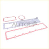 Silver aluminum flow intake manifold plenum plate cover with pink rubber gaskets for dodge ram 6.7l cummins
