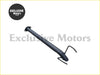 Black metal roof rack bar with curved hooks on one end for ford ranger px1 muffler delete exhaust system