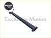 Black metal ford ranger px2 muffler delete straight pipe exhaust with circular mounting bracket at one end